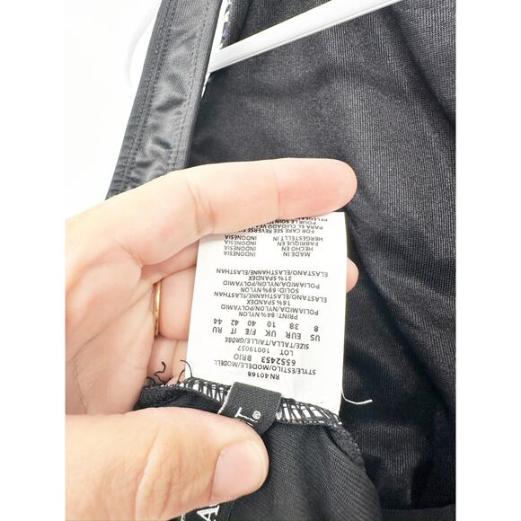 Miraclesuit Shimmer Links Brio Slimming One Piece Swimsuit Size 8 NWT - Picture 8 of 8